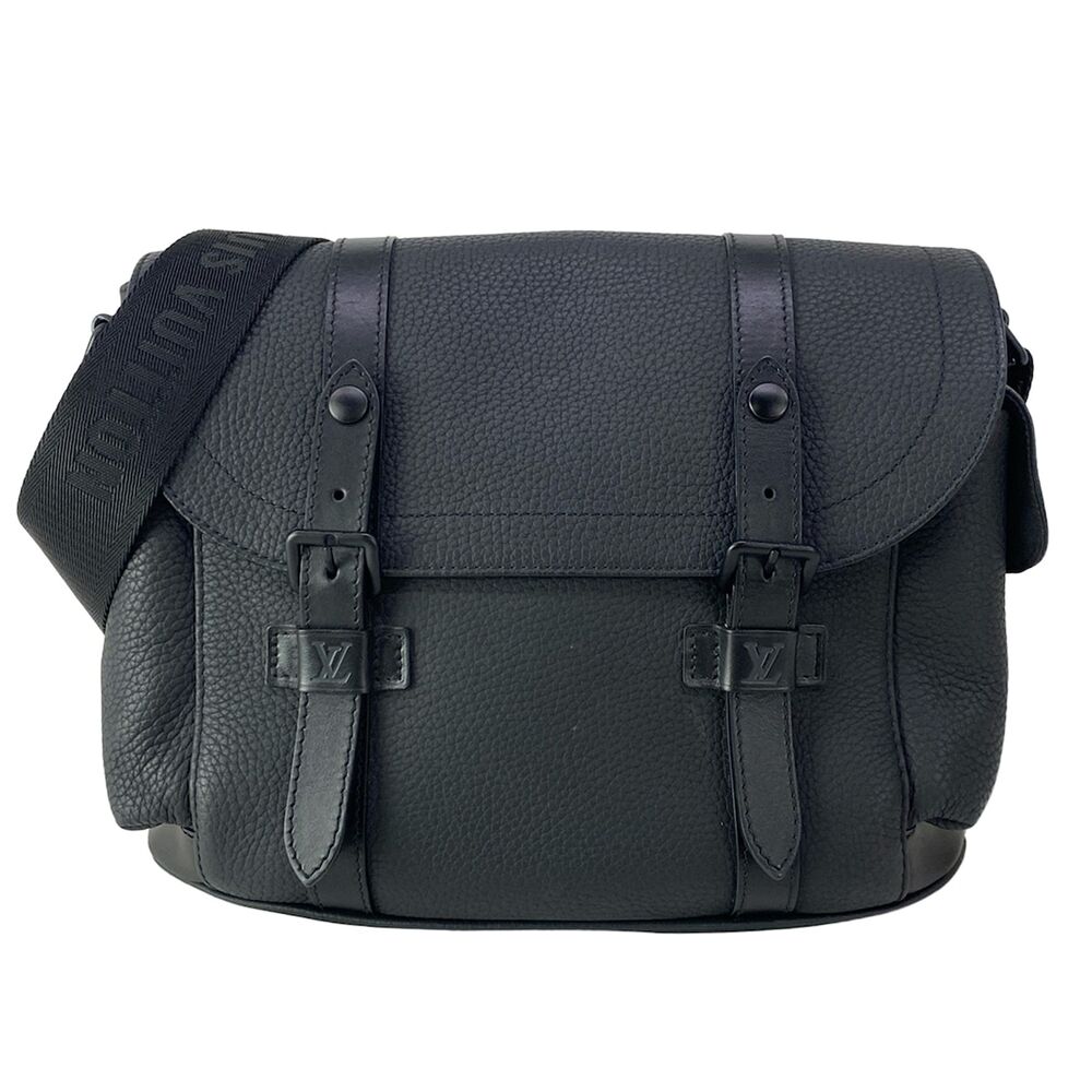 Louis Vuitton Christopher Messenger Cuir Taurillon Shoulder Bag M58476